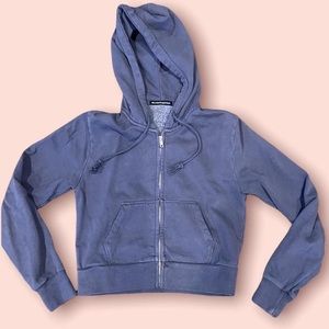 Brandy Melville Crystal Hoodie Dark Navy/Blue